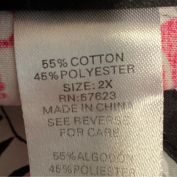 Scrub Studio Shirt Women’s Plus Size 2X Pink Short Sleeve Ties‎ In Back - Picture 13 of 14